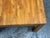 Modernist Butcher-Block Oak Side Table, Vintage For Sale - Image 4 of 12