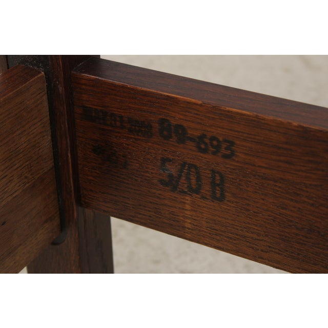 Stickley Queen Size Mission Oak Bed For Sale - Image 18 of 18
