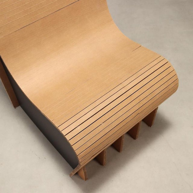 Modernist Cardboard Armchairs, 2000s, Set of 4 For Sale - Image 10 of 12