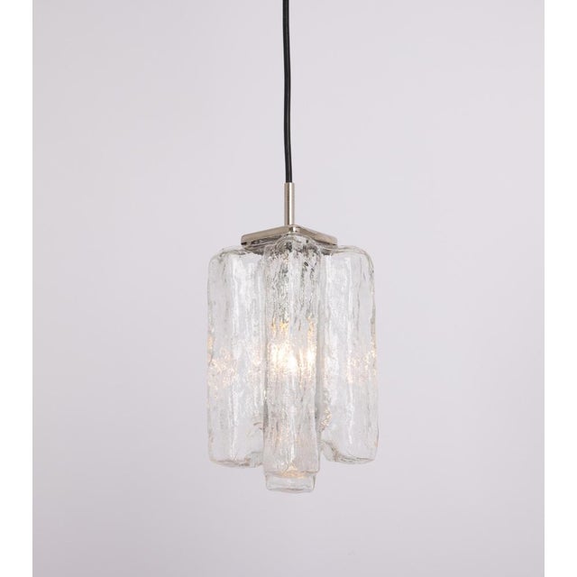 Murano Glass Granada Pendant Light by Kalmar, Austria, 1970s For Sale - Image 14 of 16