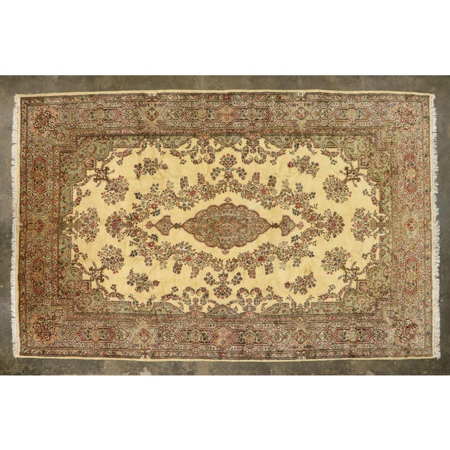Antique Persian Kerman Rug, 11'06 X 17'10 For Sale - Image 10 of 10