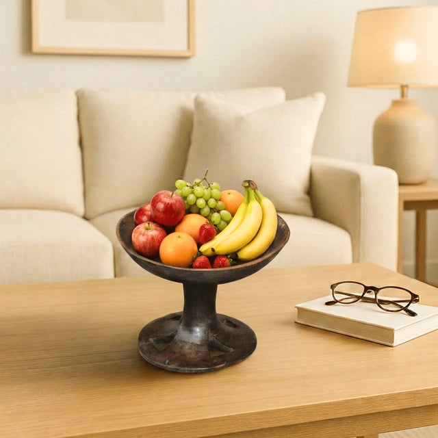 Dimensions: 12” wide X 12” deep X 9” high Features: • A rare piece and only one of its kind exists • 100% solid wood...