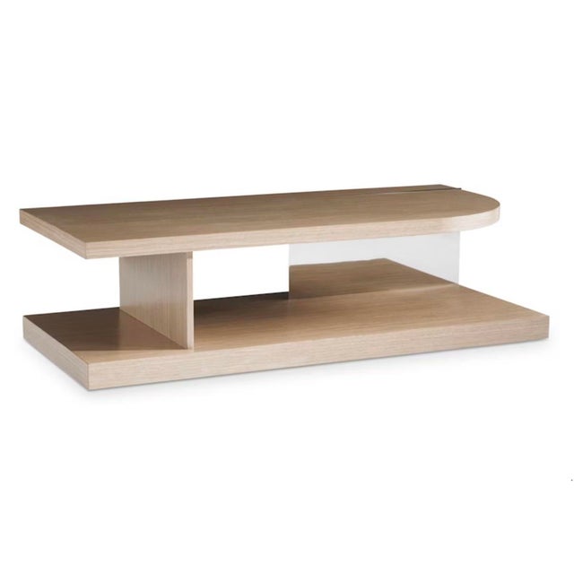 Bernhardt Mid Century Style Modulum Light Wood Finish Coffee Table For Sale - Image 9 of 10