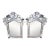 1980s Pair Venetian Etched Glass Petite Mirrors For Sale
