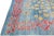 Modern Oushak Handmade Floral Blue Oversize Wool Rug For Sale - Image 4 of 9