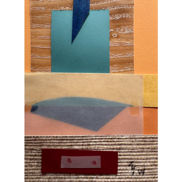 "Into the Sun 2" Original Mixed-Media Collage on Paper by Zac Woodiel For Sale - Image 4 of 9