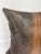 Reversible 16” X 16” Premium Brazilian Watusi Cowhide Pillow Cover – Sculptural Spine Composition - Handcrafted by Pablo Sota Designs. For Sale - Image 9 of 11