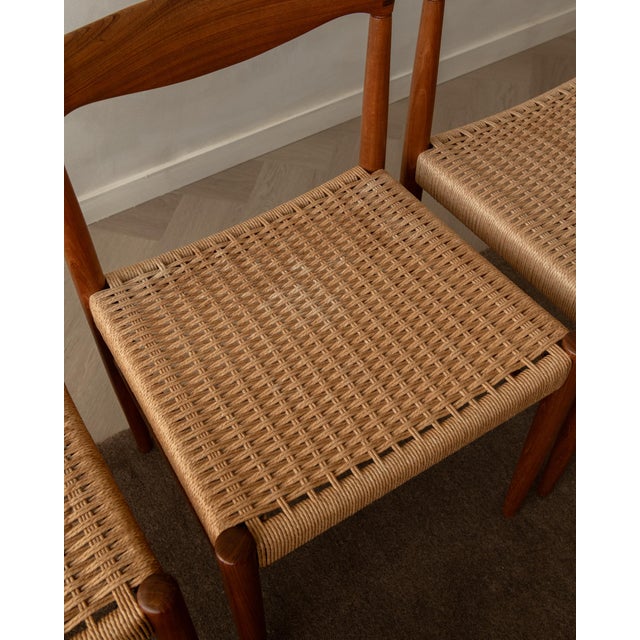 Vintage Danish Teak Dining Chairs by Henry Walter Klein for Bramin Møbler, 1960s, Set of 3 For Sale - Image 15 of 17