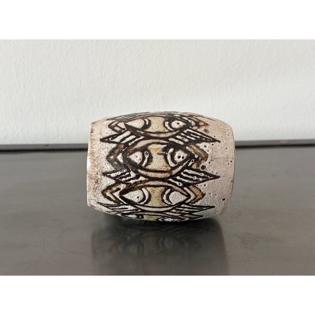 Maritime Mug with Stylized Fish Motifs from Rügen Keramik, 1970 For Sale - Image 18 of 18