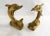 Golden Brass Dolphins, 1980s, Set of 2 For Sale - Image 4 of 9