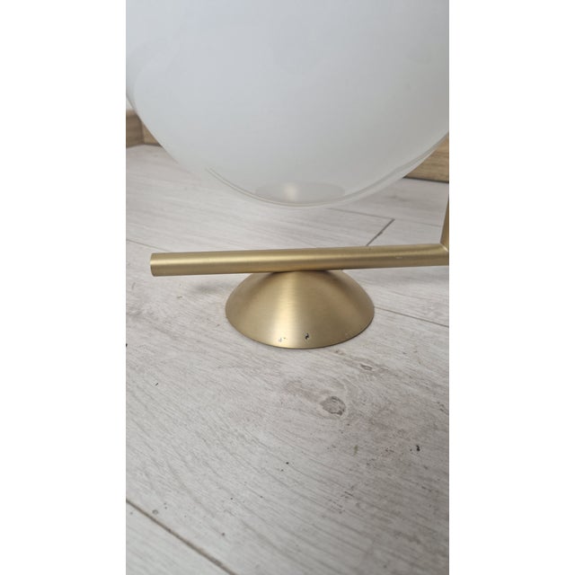 Mid-Century Modern Vintage LC Wall Lamp in Brass with Glass Sphere by Michael Anastassiades for Flos, 2010s For Sale - Image 3 of 5