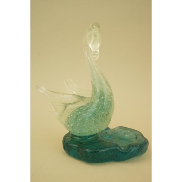 20th Century Murano Glass Swan Sculpture Ashtray by Ermanno Toso for Pulegoso, Italy, 1920s For Sale - Image 6 of 18