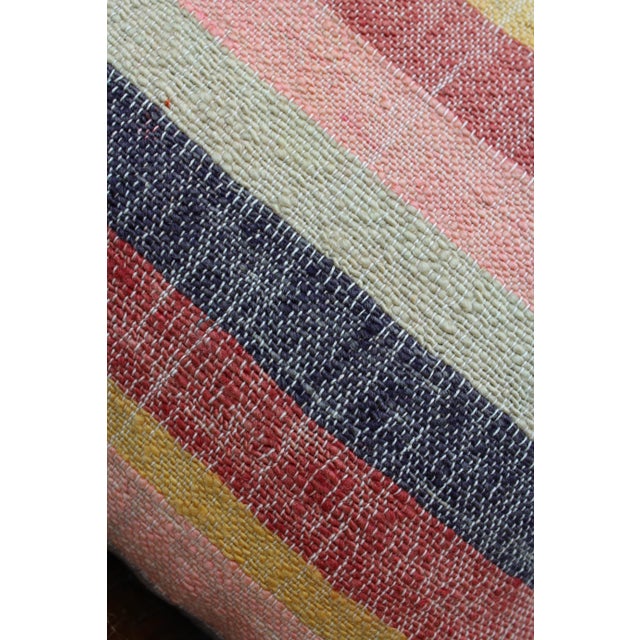 Traditional Turkish Kilim Decorative Pillow Cover - 12.5"x18.5" For Sale - Image 3 of 8