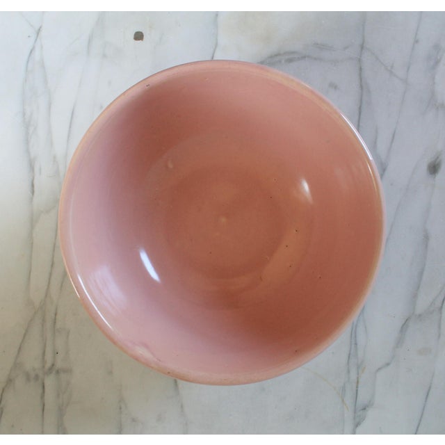 Vintage Pink Ceramic Ringware Beehive Mixing Bowl. For Sale In Milwaukee - Image 6 of 7