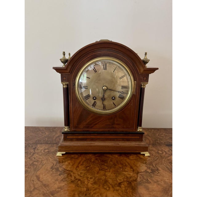 Antique Bracket Clock, 1860 For Sale - Image 6 of 6
