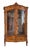 Baroque Display Cabinet with Inlaid Walnut Wood, 1980s For Sale