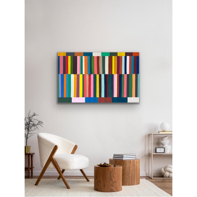 Color Rhythm Series: Held Abstract Art by Poppy Dodge For Sale - Image 4 of 6