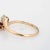 Vintage Art Deco Diamond Ring Moi et Toi 14k Gold Sz 7 Synthetic Ruby For Sale In Los Angeles - Image 6 of 6