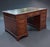 Antique Early 19th Century English Georgian Mahogany Partners' Desk With Green Leather Writing Surface, [54"w X 35.5"d X 30.5"h] For Sale - Image 18 of 18