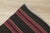 1980s Tribal Black Striped Kilim Small Rug For Sale - Image 4 of 13