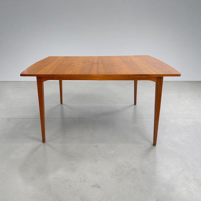 Drexel Declaration Mid-Century Modern Kipp Stewart for Drexel Declaration Extendable Dining Table For Sale - Image 4 of 13
