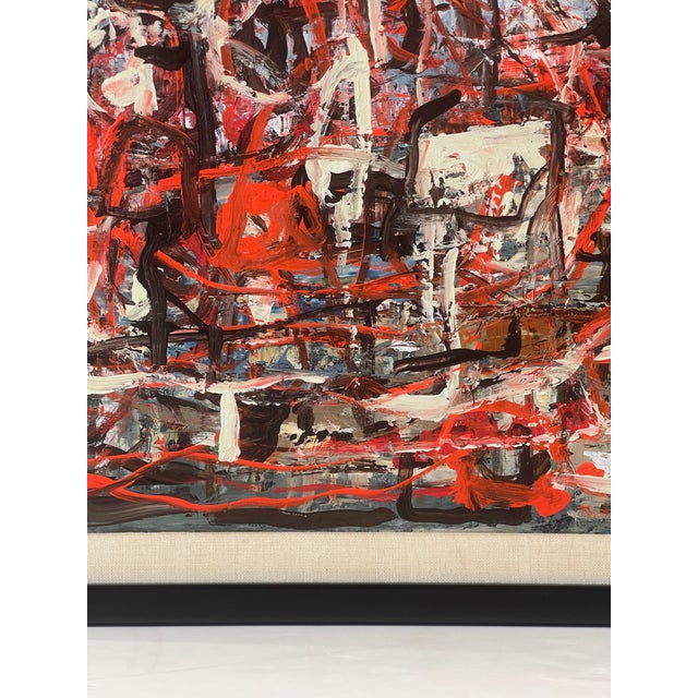 Mid 20th Century Kalm Original Impasto Abstract For Sale - Image 4 of 9