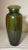 1980s Vintage Veart Venezia Venetian Italian Art Hand Blown Caned Green Glass Vase For Sale - Image 5 of 12