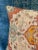 Orange Boho Chic Antiqued Persian Rug Colorful Woven Cotton Lumbar Pillow New For Sale - Image 8 of 11