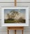 Oil Painting of Rural Winter Scene With Oak Trees in England by British Artist, 1995 Circa For Sale - Image 6 of 13