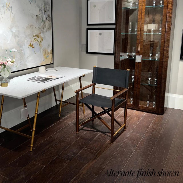 Black Modern Director's Desk Chair For Sale In Greensboro - Image 6 of 6