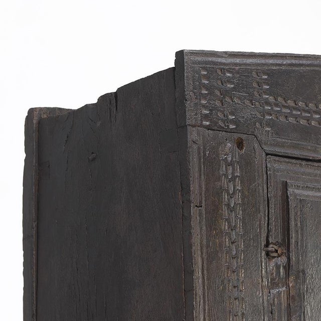 Antique Rustic Farmhouse Spanish Oak Cabinet, 1600s For Sale - Image 15 of 18