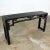 Vintage Asian Sofa Console Table Alter Style Distressed Black Finish For Sale - Image 4 of 16
