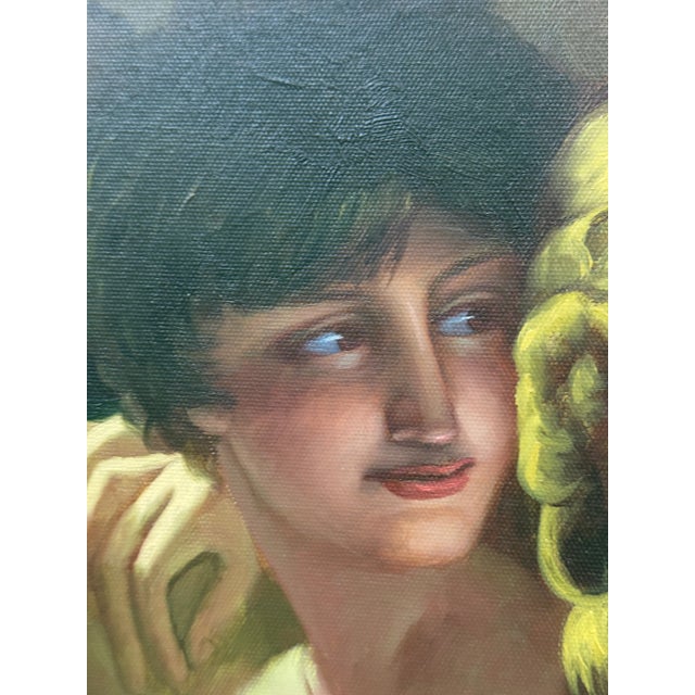 "The Storm" Replica Painting After Pierre-Auguste Cot For Sale - Image 9 of 12