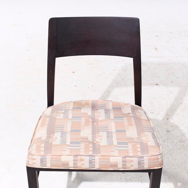 Edward Wormley for Dunbar Mid Century Walnut Dining Chairs - Set of 6 For Sale In Chicago - Image 6 of 10