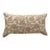 Floral Embroidered Linen Decorative Lumbar Pillow Cover For Sale