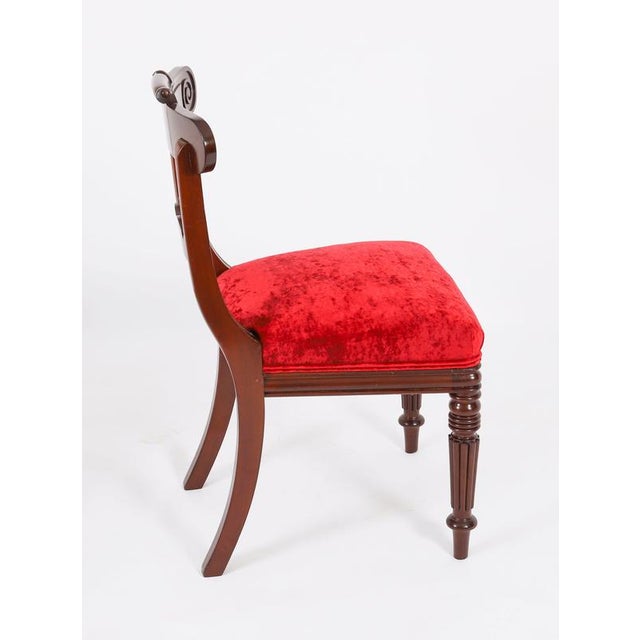 Antique 19th Century Regency Flame Mahogany High Dining Chairs, Set of 10 For Sale - Image 11 of 18