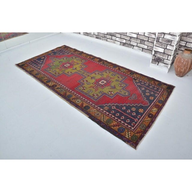 Turkish Oushak Vintage Handknotted Rug For Sale - Image 3 of 10