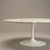 Knoll Knoll Saarinen Round Tulip Pedestal Coffee Table in Arabescato Marble For Sale - Image 4 of 7
