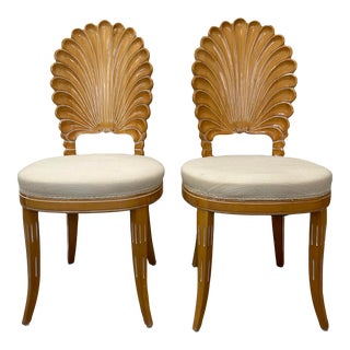 20th Century Grotto Shell Chairs, a Pair For Sale