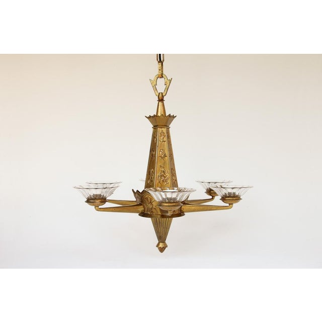 Chandelier with Bird Motifs in the style of Dagobert Peche, 1920s For Sale - Image 18 of 18