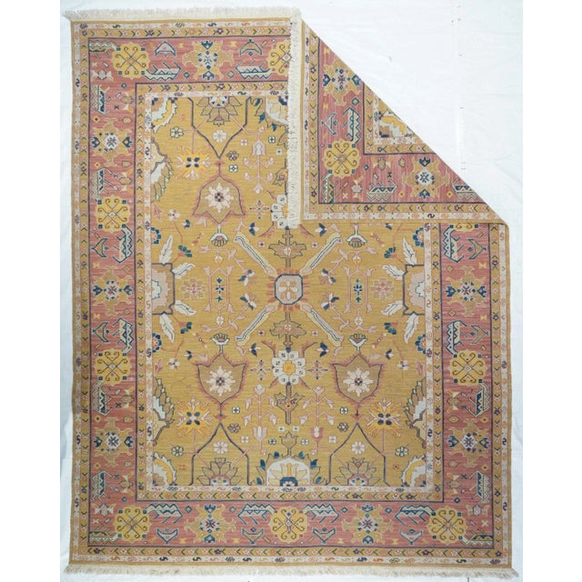 A technique rather than a specific type, in which warps are wrapped by colored wefts to create a pattern. Caucasian,...