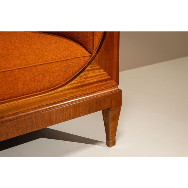 Box Sofa in Mahogany by Frits Henningsen, Denmark, 1940s For Sale - Image 9 of 13