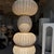 Column Pendant Light in Rattan For Sale - Image 13 of 15