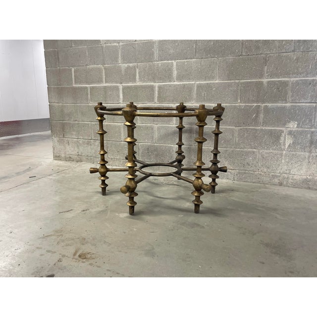 Mid-Century Modern Mid Century Modern Giacometti Style Brutalist Dining Table For Sale - Image 3 of 8