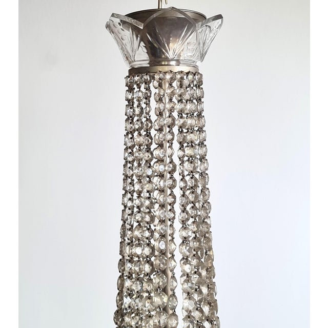 Vienna Crystal Chandelier by Lobmeyr Zahn, 1920s For Sale - Image 4 of 11