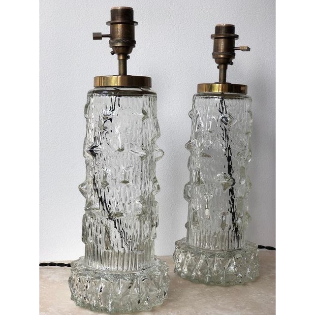 Stilarmatur Table Lamps in Clear Glass, 1960s, Set of 2 For Sale - Image 12 of 12