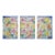 1920 Theater Mountain Construction Modernist Multicolor Fine Art Print Triptych by Paul Klee, 20" X 30" Per Panel For Sale