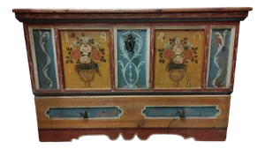 Wedding Chest in Swiss Pine, 1840s