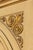 Mid 20th Century French Empire Style Beige Painted Trumeau Mirror with Carved Gilt Décor For Sale - Image 9 of 13