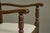 French Chairs in Oak and Velvet, 1940s, Set of 4 For Sale - Image 11 of 14